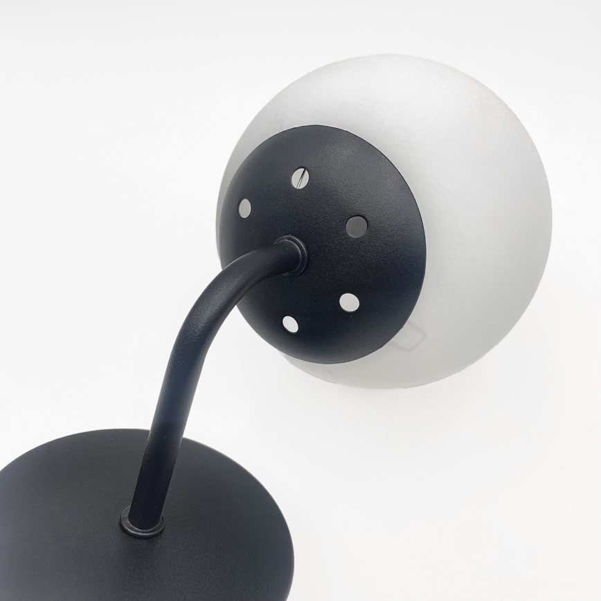 Brilagi - MALIVA Wall Lamp 1xE14/15W/230V Black/White