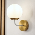 Brilagi - MALIVA Wall Lamp 1xE14/15W/230V Gold/White