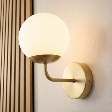 Brilagi - MALIVA Wall lamp 1xE14/15W/230V gold/white