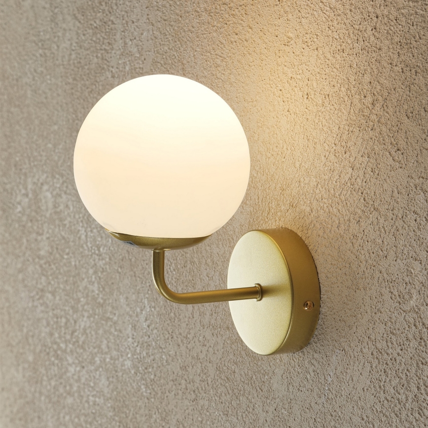 Brilagi - MALIVA Wall lamp 1xE14/15W/230V gold/white