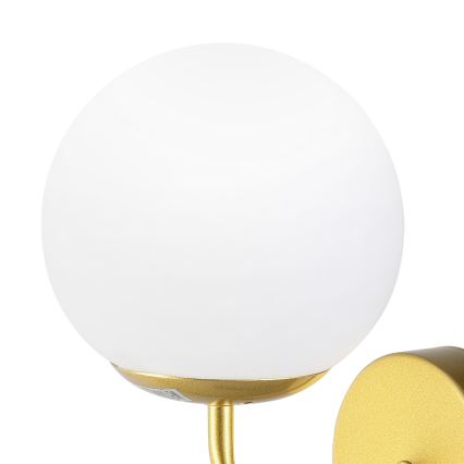 Brilagi - MALIVA Wall lamp 1xE14/15W/230V gold/white