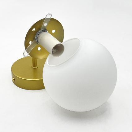 Brilagi - MALIVA Wall lamp 1xE14/15W/230V gold/white