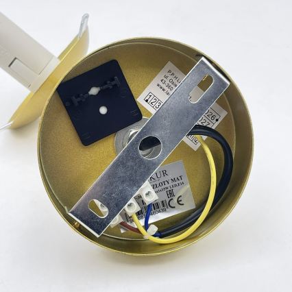 Brilagi - MALIVA Wall lamp 1xE14/15W/230V gold/white