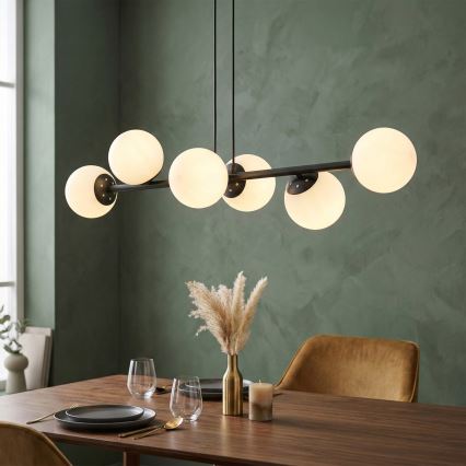 Brilagi - MALONY Cable Pendant Light 6xE14/20W/230V, Black