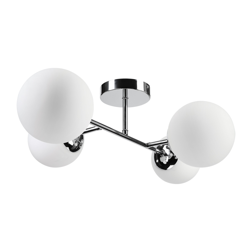 Brilagi - MALONY flush-mount chandelier 4xE14/20W/230V polished chrome