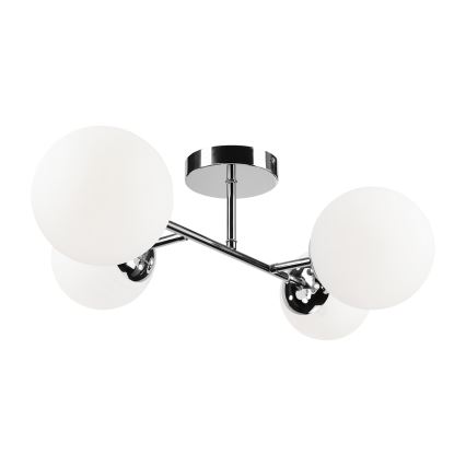 Brilagi - MALONY flush-mount chandelier 4xE14/20W/230V polished chrome
