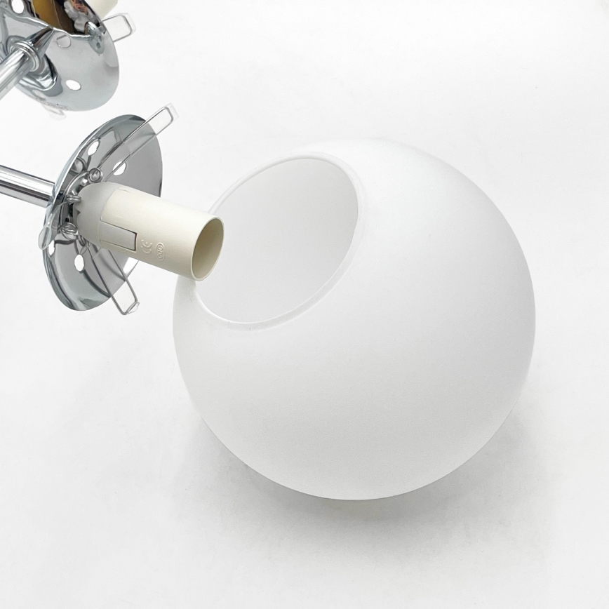 Brilagi - MALONY flush-mount chandelier 4xE14/20W/230V polished chrome