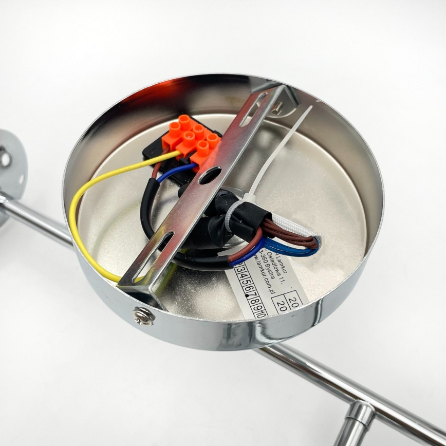 Brilagi - MALONY flush-mount chandelier 4xE14/20W/230V polished chrome