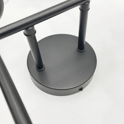 Brilagi - MALONY Flush-Mount Chandelier 6xE14/20W/230V, Black