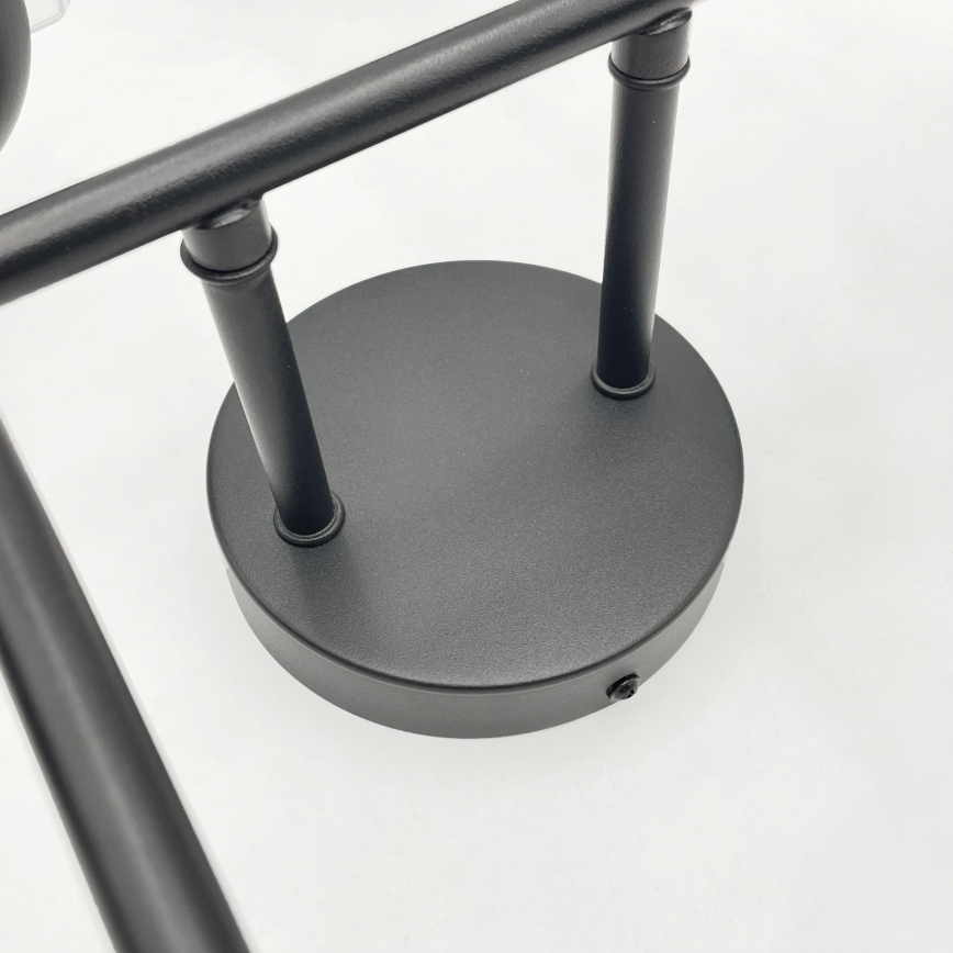 Brilagi - MALONY Flush-Mount Chandelier 6xE14/20W/230V, Black