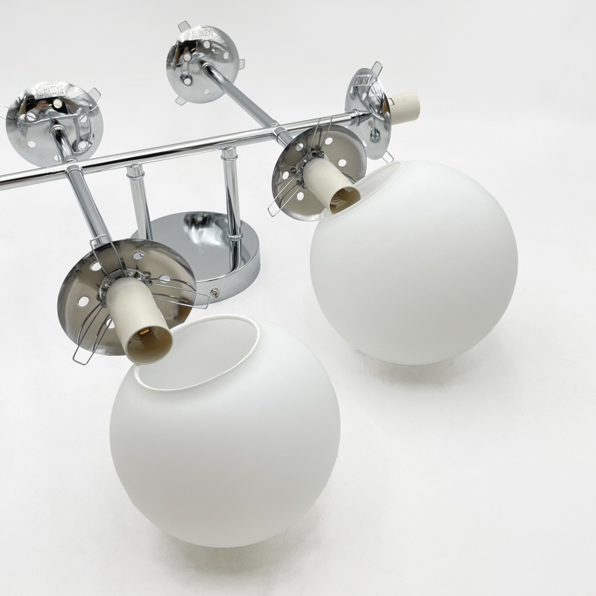 Brilagi - MALONY Flush-Mount Chandelier 6xE14/20W/230V, Polished Chrome