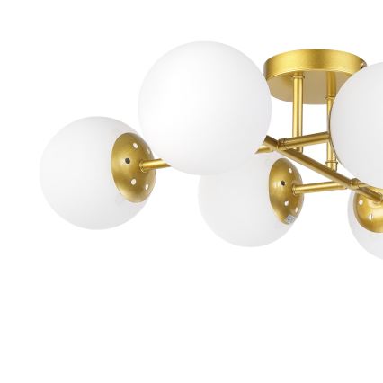 Brilagi - MALONY Flush-mounted chandelier 6xE14/20W/230V gold