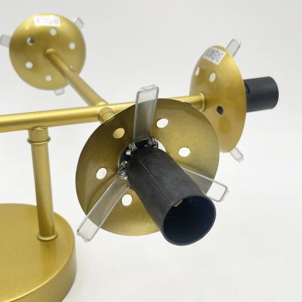 Brilagi - MALONY Flush-mounted chandelier 6xE14/20W/230V gold