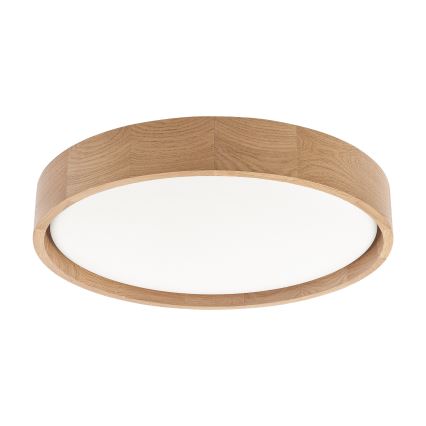 Brilagi - MANAROLA PLAIN LED Ceiling Light 24W/230V, 4000K, Ø 41 cm, Oak