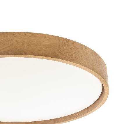 Brilagi - MANAROLA PLAIN LED Ceiling Light 36W 230V 3000K Ø 48 cm Oak