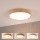 Brilagi - MANAROLA REMOTE LED Dimmable Ceiling Light, 24 W, 230 V, 3000–6500 K, Ø 41 cm, Oak + Remote Control