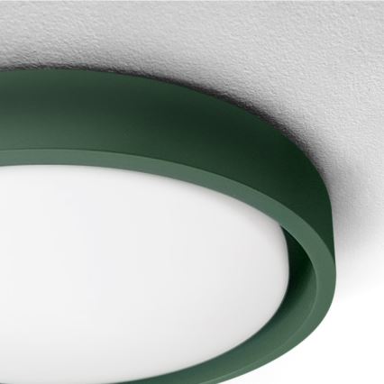 Brilagi - MATTEO LED Dimmable Ceiling Light LED/48W/230V 3000-6500K Ø 41 cm green + remote control