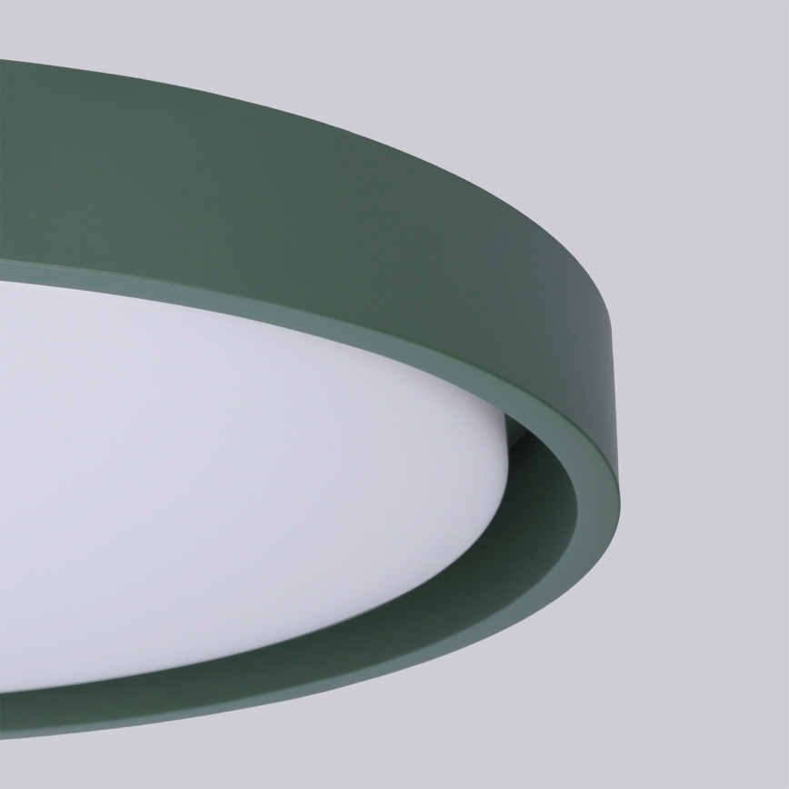 Brilagi - MATTEO LED Dimmable Ceiling Light LED/48W/230V 3000-6500K Ø 41 cm green + remote control