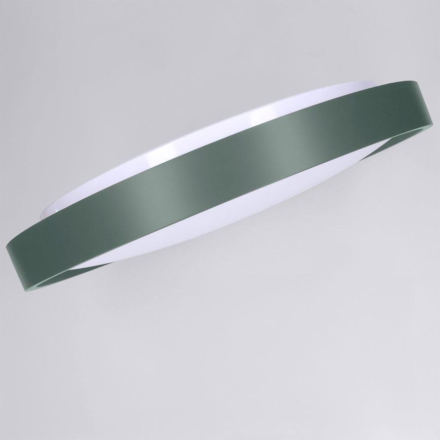 Brilagi - MATTEO LED Dimmable Ceiling Light LED/48W/230V 3000-6500K Ø 41 cm green + remote control