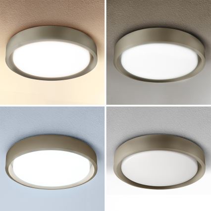 Brilagi - Dimmable LED ceiling light MATTEO LED/48W/230V 3000-6500K Ø 41 cm taupe  + remote control