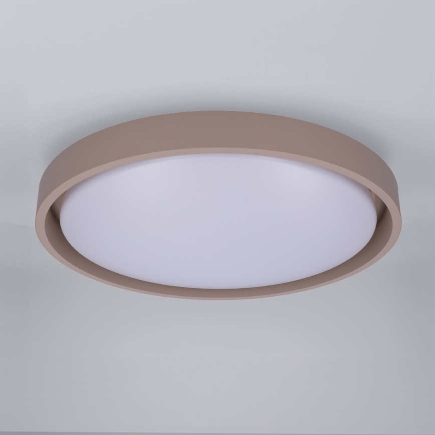 Brilagi - Dimmable LED ceiling light MATTEO LED/48W/230V 3000-6500K Ø 41 cm taupe  + remote control