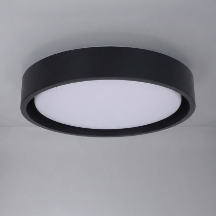 Brilagi - MATTEO LED Ceiling Light, 24W / 230V, Ø 31 cm, Black