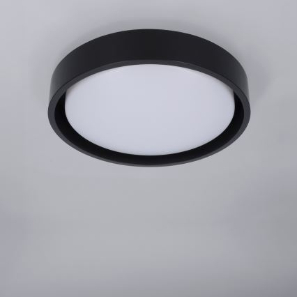 Brilagi - MATTEO LED Ceiling Light, 24W / 230V, Ø 31 cm, Black