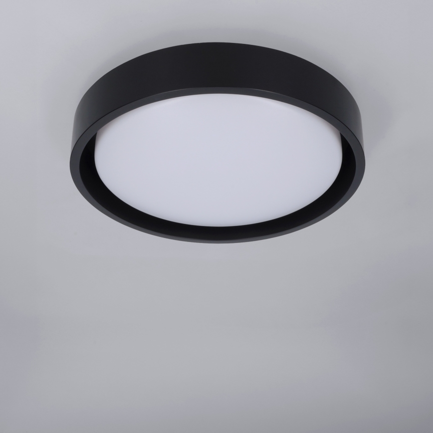 Brilagi - MATTEO LED Ceiling Light, 24W / 230V, Ø 31 cm, Black