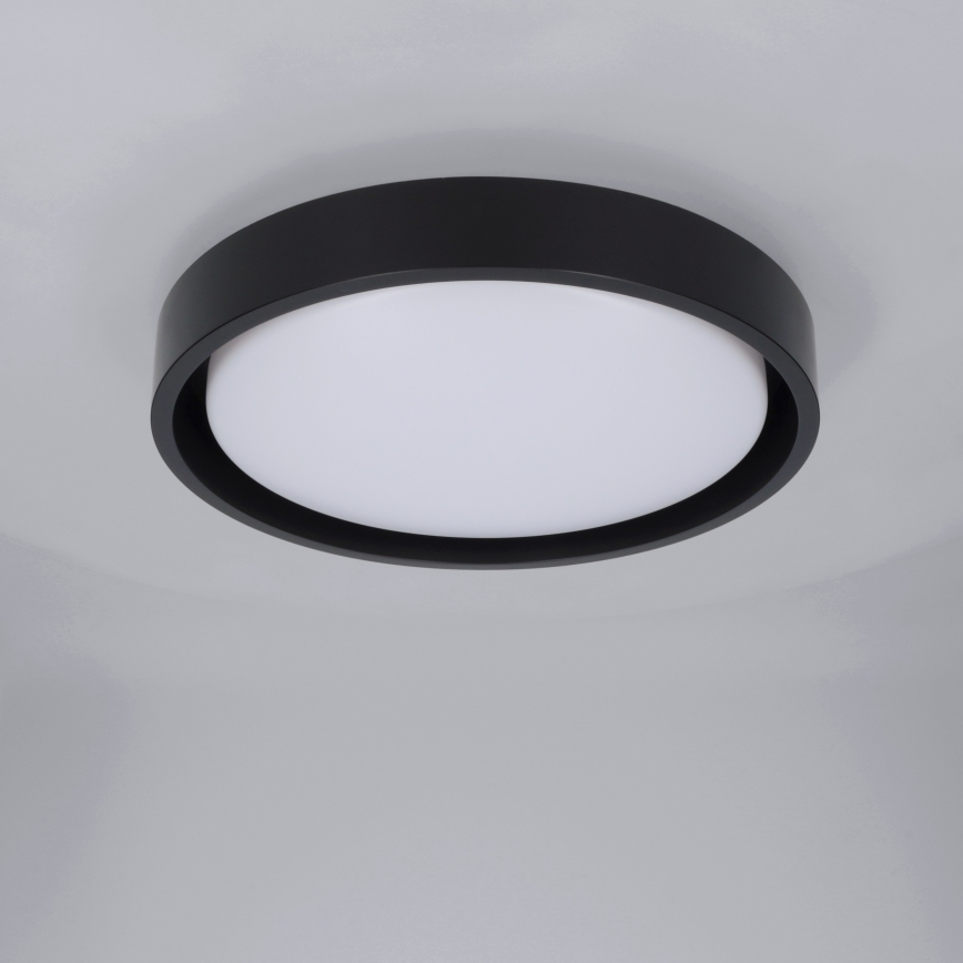 Brilagi - MATTEO LED Ceiling Light, 24W / 230V, Ø 31 cm, Black