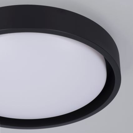 Brilagi - MATTEO LED Ceiling Light, 24W / 230V, Ø 31 cm, Black