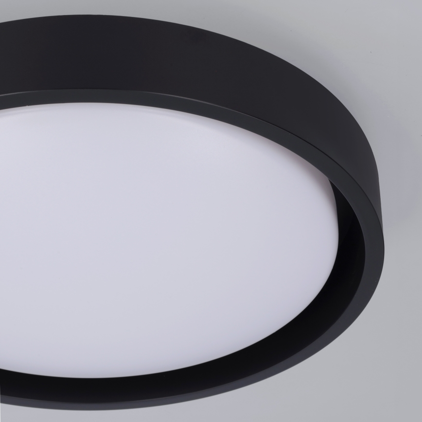Brilagi - MATTEO LED Ceiling Light, 24W / 230V, Ø 31 cm, Black