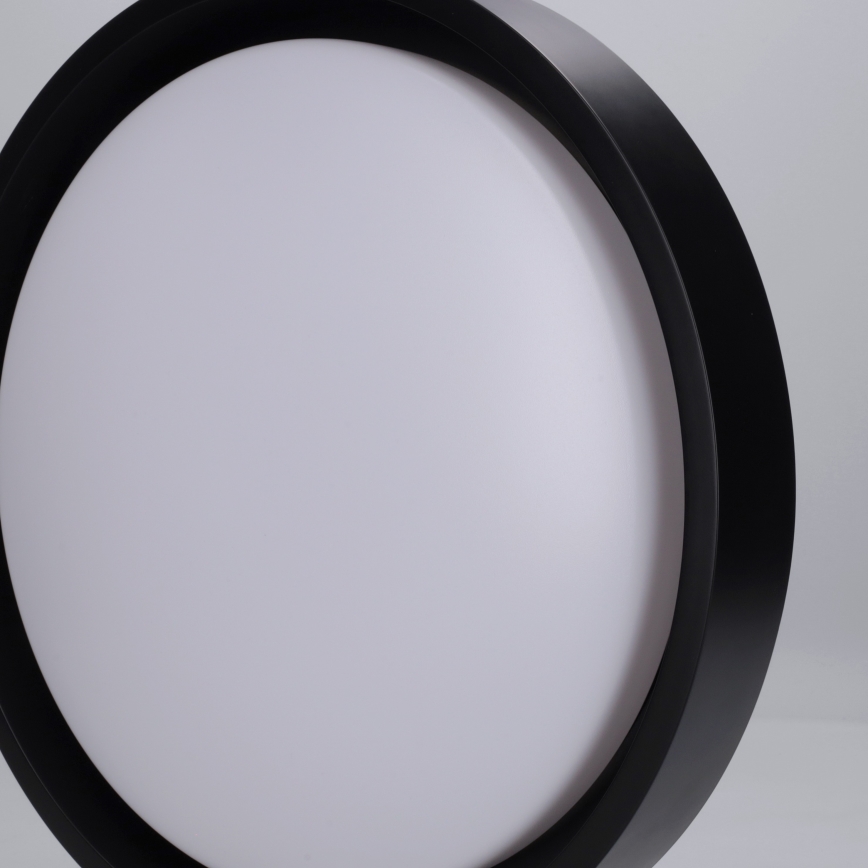 Brilagi - MATTEO LED Ceiling Light, 24W / 230V, Ø 31 cm, Black