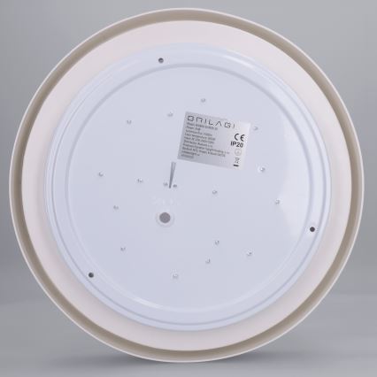 Brilagi - MATTEO LED Ceiling Light, 24W / 230V, Ø 31 cm, Black