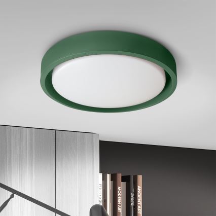 Brilagi - MATTEO LED Ceiling Light LED/24W/230V Ø 31 cm Green