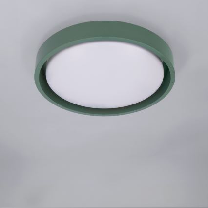 Brilagi - MATTEO LED Ceiling Light LED/24W/230V Ø 31 cm Green