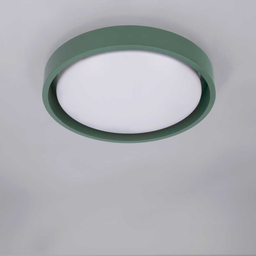 Brilagi - MATTEO LED Ceiling Light LED/24W/230V Ø 31 cm Green