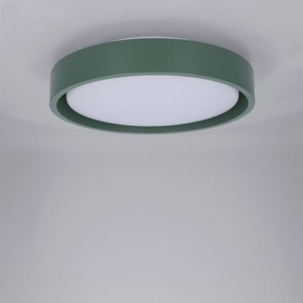 Brilagi - MATTEO LED Ceiling Light LED/24W/230V Ø 31 cm Green
