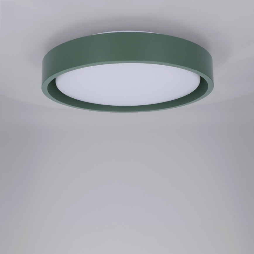 Brilagi - MATTEO LED Ceiling Light LED/24W/230V Ø 31 cm Green