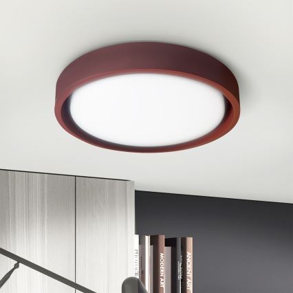 Brilagi - MATTEO LED Ceiling Light LED/24W/230V Ø 31 cm Red
