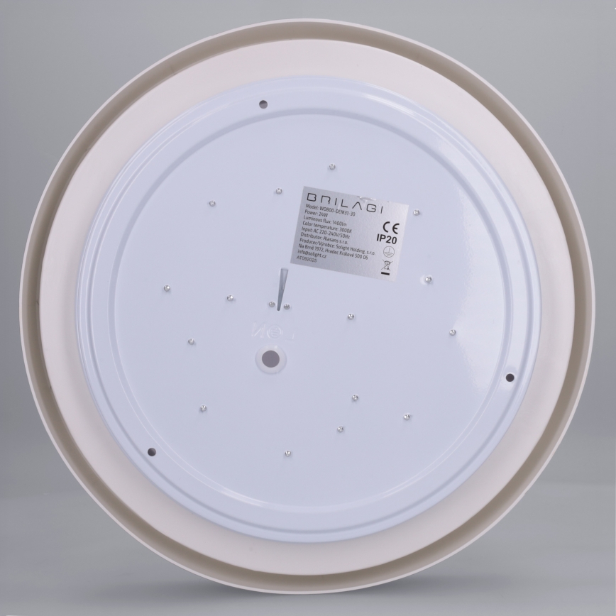 Brilagi - MATTEO LED Ceiling Light LED/24W/230V Ø 31 cm Red