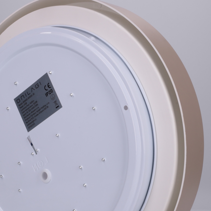 Brilagi - MATTEO LED Ceiling Light LED/24W/230V Ø 31 cm taupe