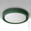 Brilagi - MATTEO LED Dimmable Ceiling Light LED/48W/230V 3000-6500K Ø 41 cm green + remote control