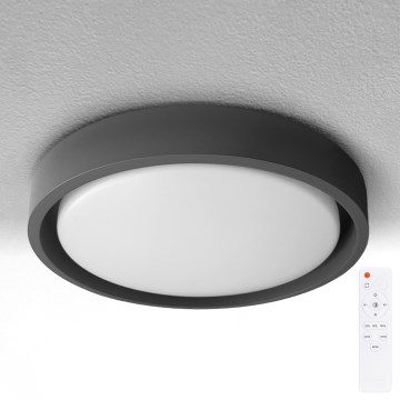 Brilagi - MATTEO LED Dimmable Ceiling Light LED/60W/230V 3000-6500K Ø 51.5 cm black + remote control