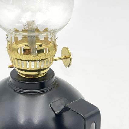 Brilagi - MERLIN Black Kerosene Lamp