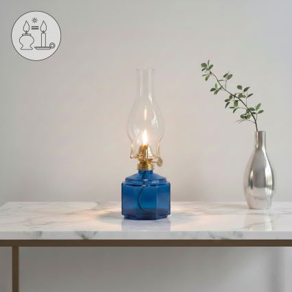 Brilagi - MERLIN Blue Kerosene Lamp
