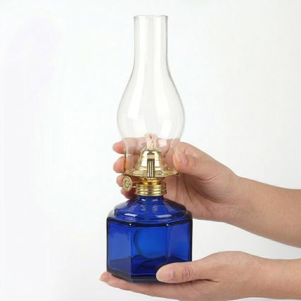 Brilagi - MERLIN Blue Kerosene Lamp