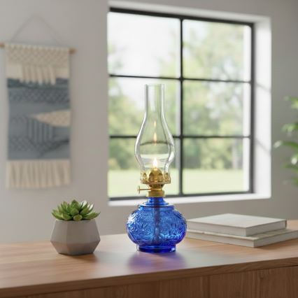 Brilagi - MERLIN Blue Kerosene Lamp