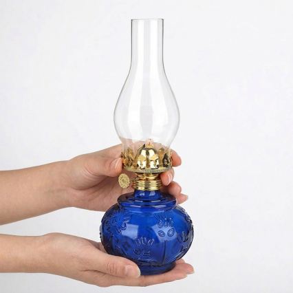 Brilagi - MERLIN Blue Kerosene Lamp
