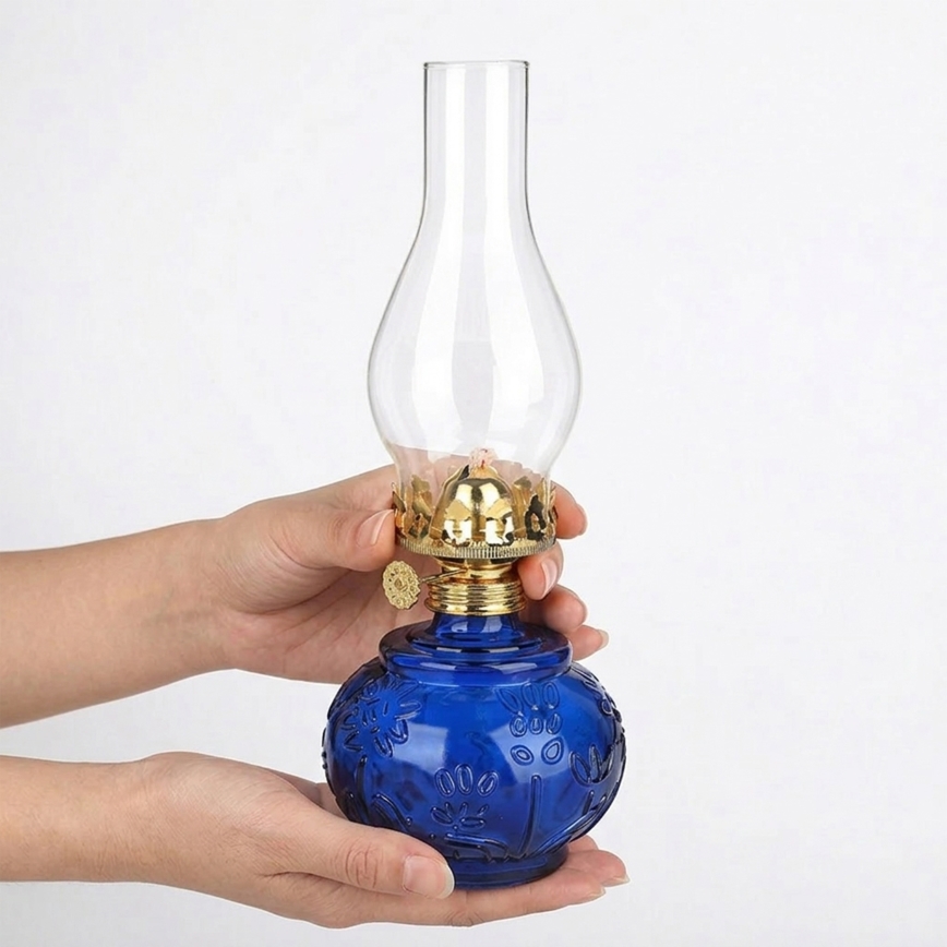 Brilagi - MERLIN Blue Kerosene Lamp
