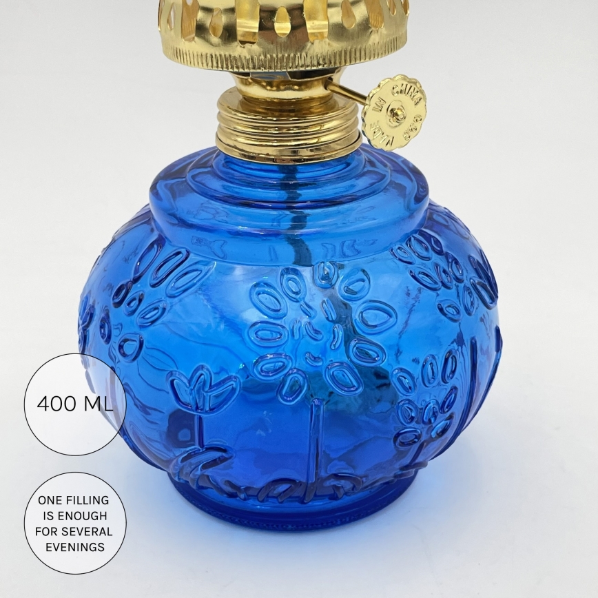 Brilagi - MERLIN Blue Kerosene Lamp